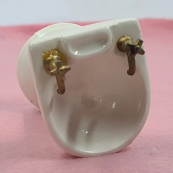 Vintage Shackman Miniature Dollhouse Porcelain Pedastol Sink Original Box - Picture 5 of 10